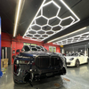 Luces LED hexagonales para detalles de garaje, luces de techo LED hexagonales, luces de trabajo