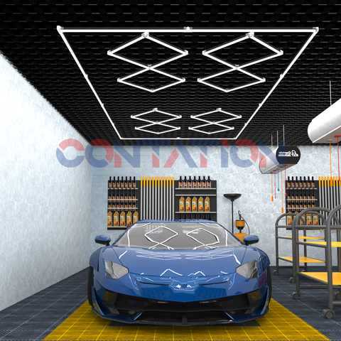 LED-Garagenlampe, Werkstatt- und Detailbeleuchtung, Deckenleuchten f&uuml;r die Autowerkstatt