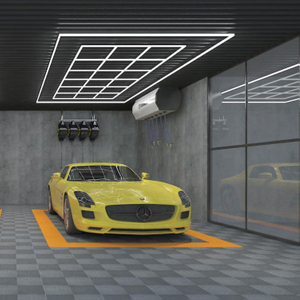 Techo de garaje LED con detalles autom&aacute;ticos, luz de techo LED brillante para garaje