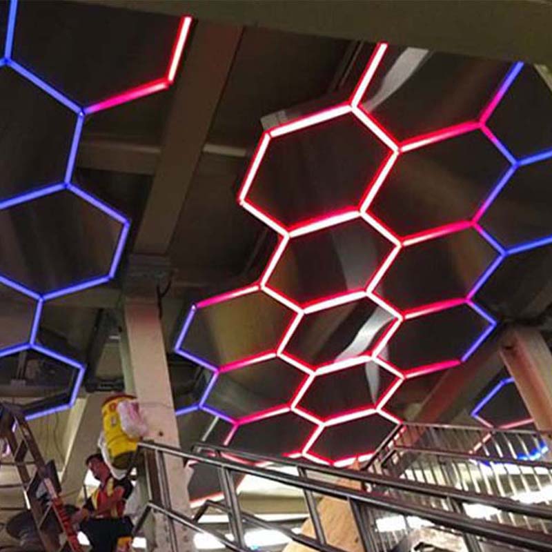 Luz Hex&aacute;gono Rgb