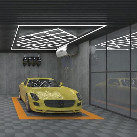LED-Garagenleuchten f&uuml;r Autowerkstatt, Werkstatt und Detaillierung. Helles Arbeitslicht f&uuml;r Garage und Werkstatt