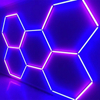 Luz Hex&aacute;gono Rgb