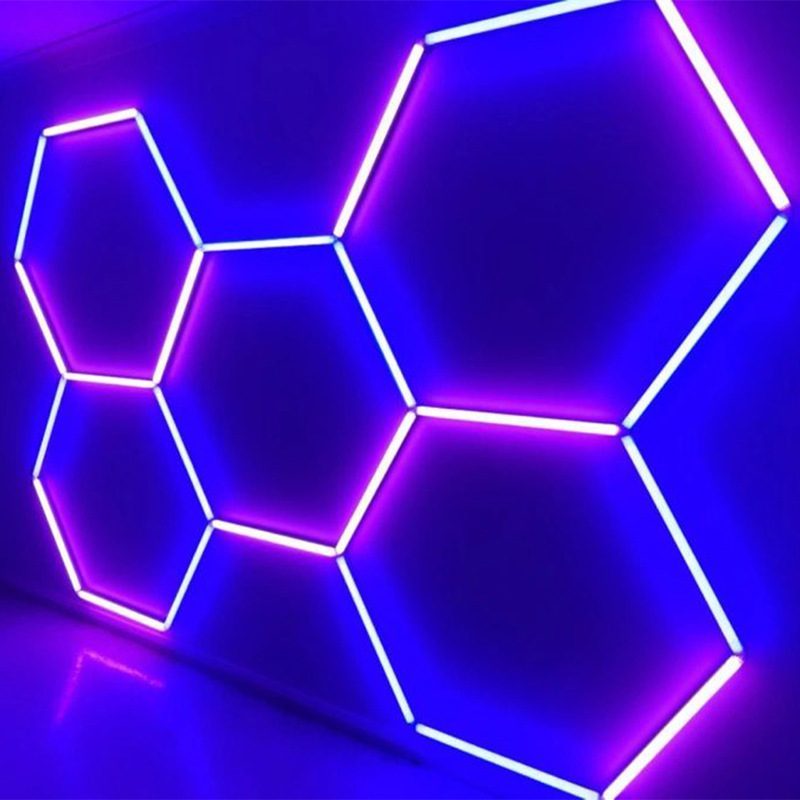 Luz Hex&aacute;gono Rgb
