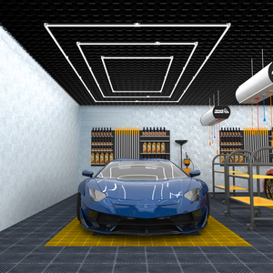 LED-garagelamp, autowinkel en detaillering, plafondverlichting voor autowerkplaats