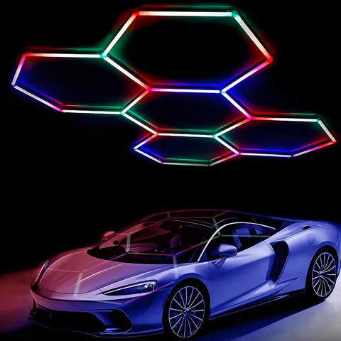 Sechseckiges LED-Licht RGB