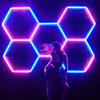 Luz Hex&aacute;gono Rgb